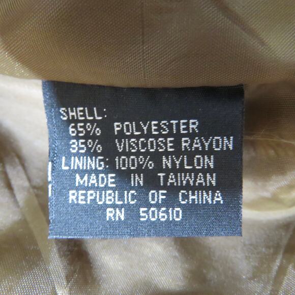 Stirling Cooper 1990s Vintage Blazer Copper Brown Formal Blazer Jacket Small - Picture 5 of 6